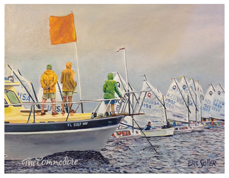  The Commodore, Original oil painting by Eric Soller